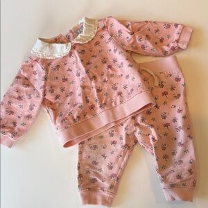 Floral Pink Baby Outfit
